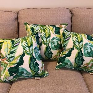 Allen + Roth Outdoor Patio Throw Pillows, Set of 3